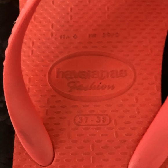 HAVAINAS PLATFORM CORAL FLIP FLOPS - Picture 2 of 11